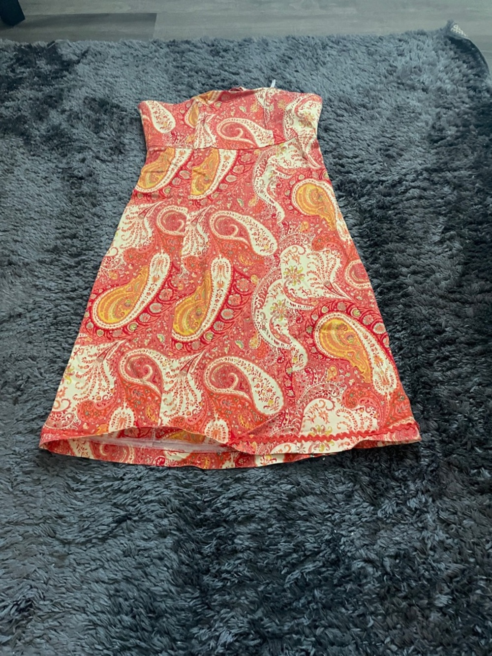 Moda International Coral Paisley dress